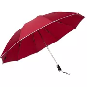 Зонт Zuodu с фонарем со светоотражателем (автоматический) Red, Цвет: Красный - GOODMi
