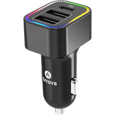 АЗУ Arroys CR-6 (2xUSB-A+USB-C) - GOODMi