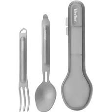 Набор титановых приборов Nextool Titanium Tableware Set NE0124 (вилка + ложка) - GOODMi
