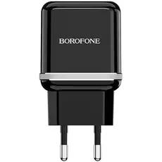 Сетевое зарядное устройство Borofone BA25A 2USB (2.4A) Черный - GOODMi