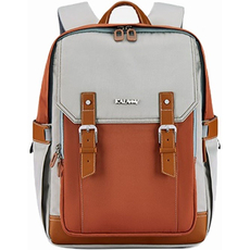 Рюкзак Школьный Kara 20L Orange White, Цвет: Белый - GOODMi