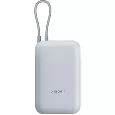 Внешний аккумулятор Xiaomi Power Bank With Cable USB-C 10000mAh Pocket Version (P15ZM) Blue, Цвет: Голубой - GOODMi