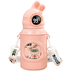 Детский термос с цифровым дисплеем Sanvcat SWM-B500 Pink, Цвет: Розовый - GOODMi