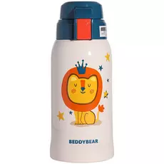 Детский термос Cup Bear 3D Retro Cute Pet 600 ml White Lion - GOODMi