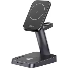 Беспроводное зарядное устройство Acefast E3 15W 3-в-1 (Вlack) - GOODMi