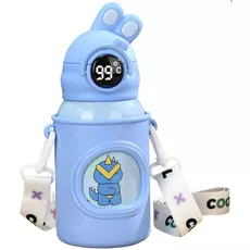 Детский термос с цифровым дисплеем Sanvcat SWM-B500 Blue, Цвет: Синий - GOODMi