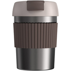Термокружка KKF Rainbow Vacuum bottle 360ml brown silver (S-U35C), Цвет: Коричневый - GOODMi
