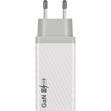 Зарядное устройство GaN 65W USB + Type-C EU White, Цвет: Белый - GOODMi
