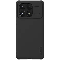 Чехол-накладка Nillkin силиконовая Frosted Shield для POCO F6 Pro черный, Основной цвет: Черный - GOODMi
