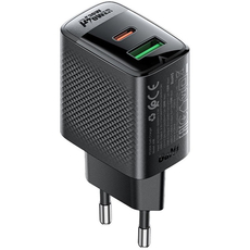 Сетевой адаптер ACEFAST A98 GaN 30W (USB-C+USB-A) Black - GOODMi