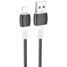 Кабель Borofone BX84 Lightning 1.2m черный - GOODMi