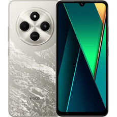 Смартфон POCO C75 6/128Gb Gold, Оперативная память: 6 Гб, Цвет: Gold / Золотистый, Встроенная память: 128 Гб - GOODMi