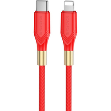 Кабель Borofone BX92 Type-C/Lightning нейлоновый 1m Red - GOODMi