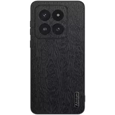Чехол-накладка фактура дерева для Xiaomi 14T Pro Black, Основной цвет: Черный - GOODMi