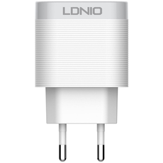Сетевое зарядное устройство LDNIO A303Q 18W USB*3A + кабель Lightning White - GOODMi