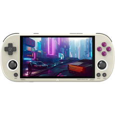 Портативная игровая приставка Trimui Smart Pro 64Gb (Игры от NES/SNES/SMD/PS1/GameBOY) Beige, Цвет: Бежевый - GOODMi