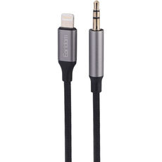 Адаптер Earldom AUX60 Lightning/Jack 3.5mm 1m Black - GOODMi