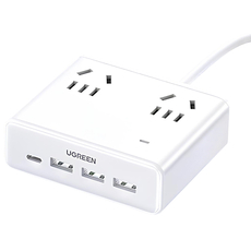 Настольная зарядная станция UGREEN S6 (4USB) White, Цвет: Белый - GOODMi