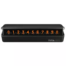 Временная карта парковки BCASE TITA Black Temporary Parking Card, Цвет: Черный - GOODMi