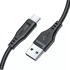 Кабель Acefast C3-04 Type-C 1.2m Black, Цвет: Черный - GOODMi