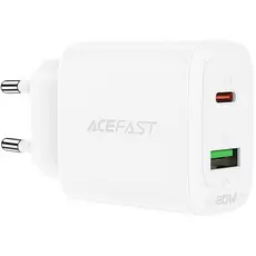 Сетевой адаптер Acefast A25 PD 20W USB-C+USB-A White - GOODMi