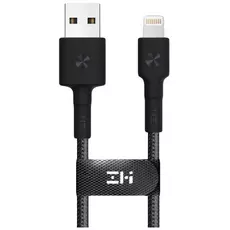 Кабель USB/Lightning ZMI 18W PD MFi 150 см черный AL853, Цвет: Черный - GOODMi