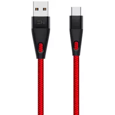 Кабель ZMI USB A/Type-C 200cm 3A нейлон (AL786) красный - GOODMi
