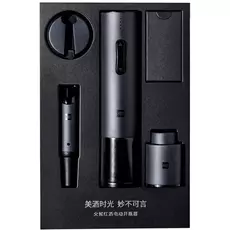 Подарочный набор аксессуаров для вина Huo Huo Wine Opener Deluxe 3 in 1 (HU0090) - GOODMi