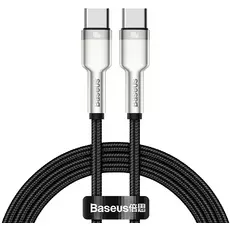 Кабель Baseus Cafule Series Type-C/Type-C 100W 1m Metal black - GOODMi