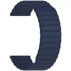 Ремешок кожаный 20mm Lyambda Pollux Dark Blue (DSP-15-20-DB), Основной цвет: Синий - GOODMi