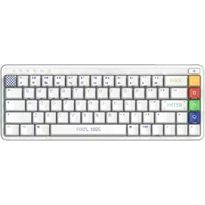 Клавиатура беспроводная механическая Miwu ART Series Z680 PIXEL1985, Цвет: Белый - GOODMi