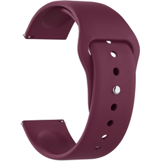 Ремешок силиконовый 20mm Lyambda Altair Wine red (DSJ-01-04T-20-WR), Основной цвет: Бордовый - GOODMi