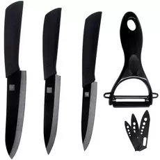 Набор ножей Huo Hou Nano Ceramic Knife 4 шт. (HU0010) Black - GOODMi