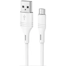Кабель Borofone BX43 microUSB - USB 1m White - GOODMi