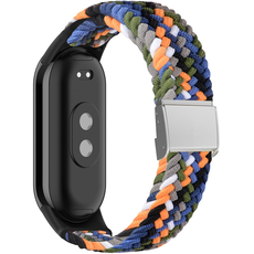 Текстильный ремешок для Xiaomi Mi Band 8 Черный с магнитной застежкой, Основной цвет: Черный - GOODMi