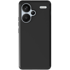 Чехол-накладка силиконовая с микрофиброй для Redmi Note 13 Pro Plus черный - GOODMi