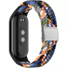Текстильный ремешок для Xiaomi Mi Band 8 Черный с магнитной застежкой, Основной цвет: Черный - GOODMi