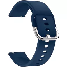 Ремешок силиконовый 22mm Lyambda Avior Dark blue (DSJ-11-02T-22-DB), Основной цвет: Синий - GOODMi