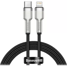 Кабель Baseus type-c/Lightning ip PD 20w 1m metal black - GOODMi
