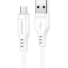 Кабель Acefast C3-09 MicroUSB 1.2м White, Цвет: Белый - GOODMi