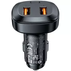 АЗУ ACEFAST B9 66W Metal 2USB (2xUSB-A+USB-C) Black - GOODMi