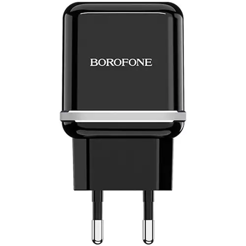 Сетевое зарядное устройство Borofone BA25A 2USB (2.4A) Черный - GOODMi