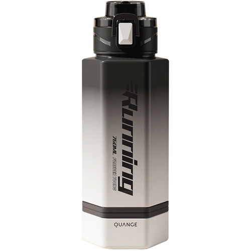 Бутылка для воды Quange Tritan TR102-760 760ml (SJ011501) Black-White, Цвет: Белый - GOODMi