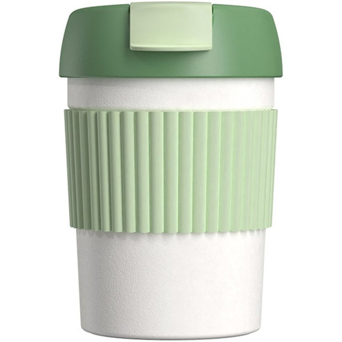 Термокружка KKF Rainbow Vacuum bottle 360ml Green White (S-U35C), Цвет: Зеленый - GOODMi