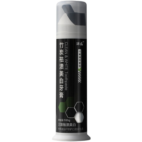 Отбеливающая зубная паста Momo Bamboo Charcoal 100 г - GOODMi