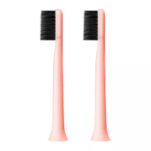 Сменные насадки для зубной щетки T-Flash Bamboo Characoal Pink 2 шт (Q-0503), Цвет: Розовый - GOODMi