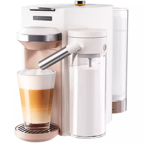 Кофемашина капсульная Scishare Capsule Coffee Machine S1205 White (термопот+кофемашина+капучинатор 3-В-1) - GOODMi