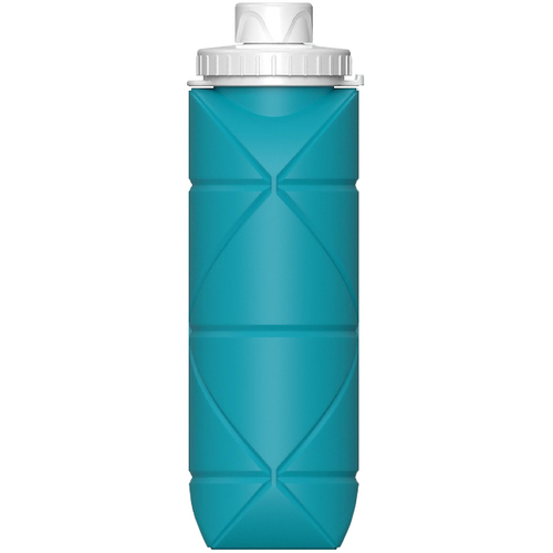 Складная силиконовая спортивная Бутылка для воды Buffis Joy 600ml (устойчивая к падениям и высоким температурам) Blue, Цвет: Голубой - GOODMi