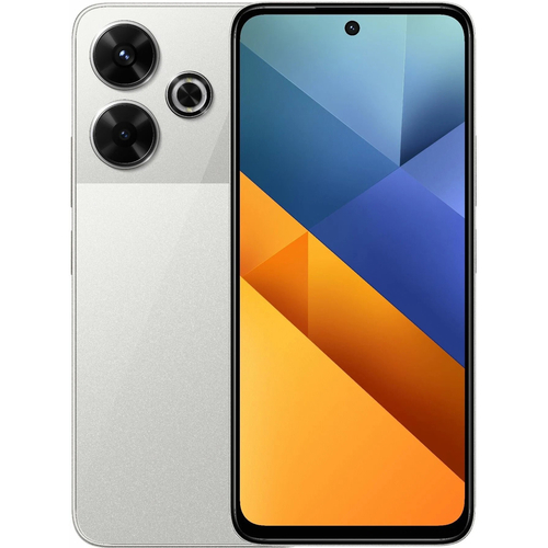 Смартфон POCO M6 6/128Gb Серебристый, Оперативная память: 6 Гб, Цвет: Silver / Серебристый, Встроенная память: 128 Гб - GOODMi