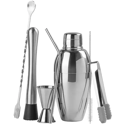 Коктейльный набор Circle Joy Coktail Shaker Bar Set 7 в 1 (CJ-CSB01) - GOODMi